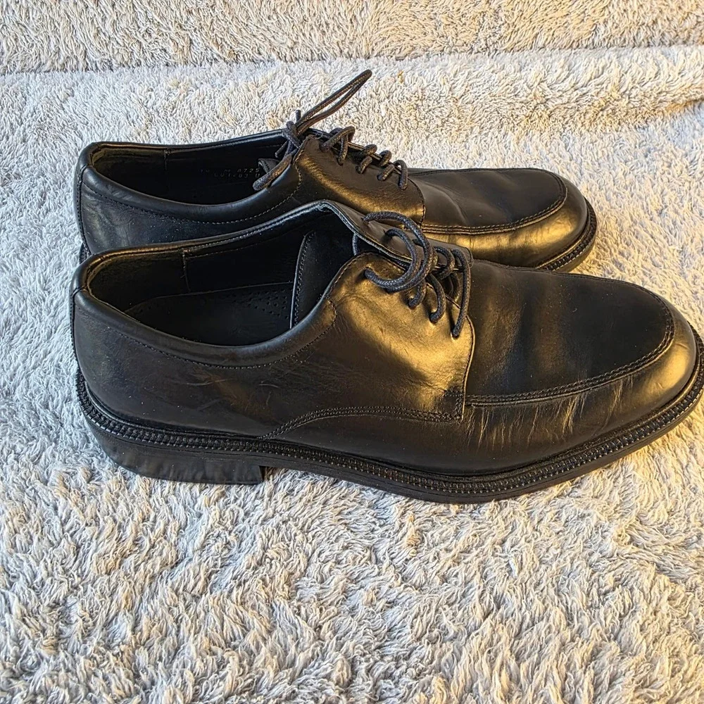 Vintage Cole Haan City Black Leather Oxford Dress Shoes‎ Mens Size 10M